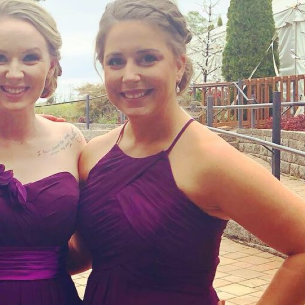 Azazie Ginger bridesmaids dress